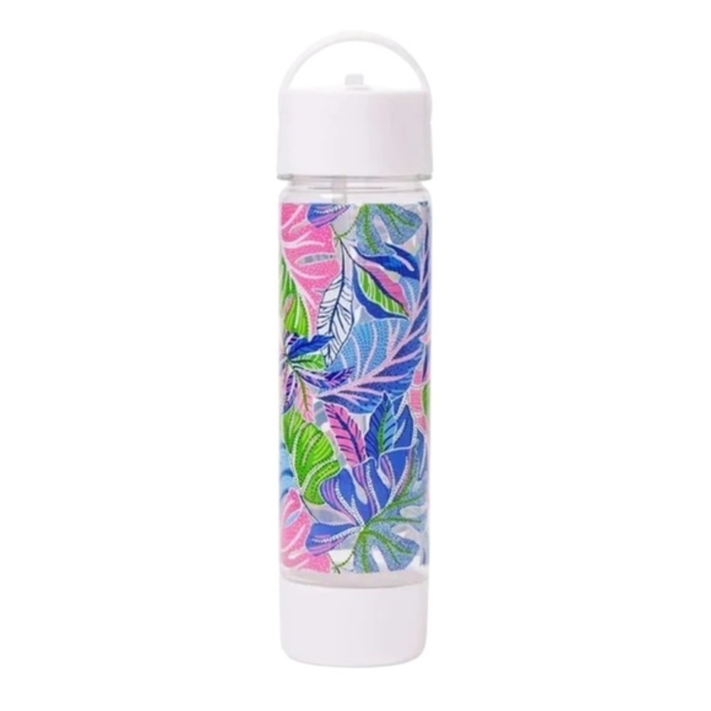Lilly Pulitzer Blue Grotto Beleaf In Yourself 24 oz water bottle
